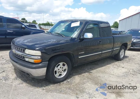 2002 Chevrolet Silverado 1500 Ls из США, поврежденный, VIN 2GCEC19T021147572